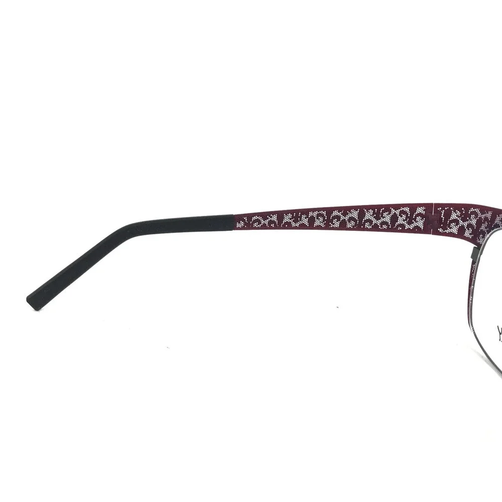 J.F. Rey Eyeglasses Frames JF2559 7777 Purple Matte Fleur De Lis 53-16-132